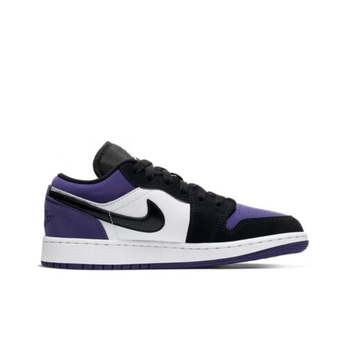 NIKE AIR JORDAN 1 LOW COURT PURPLE GS 553560 125 - Image 2