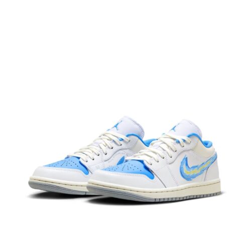 NIKE JORDAN 1 LOW BORN TO FLY UNIVERSITY BLUE - Image 4