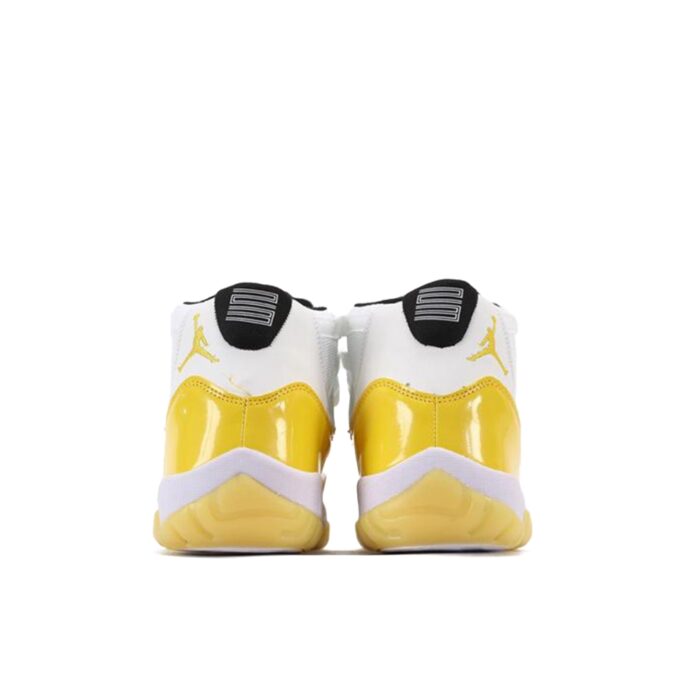 NIKE AIR JORDAN 11 WHITE YELLOW - Image 4