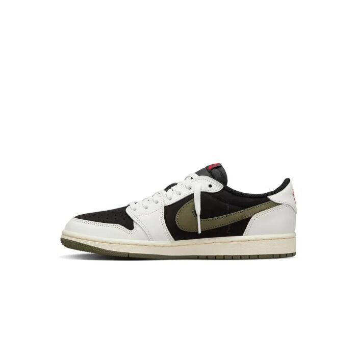 NIKE AIR JORDAN 1 LOW X TRAVIS SCOTT OLIVE DZ4137 106 - Image 2