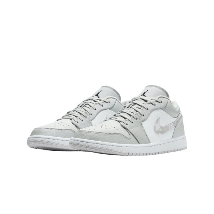 NIKE AIR JORDAN 1 LOW WHITE CAMO DC9036 100 - Image 3