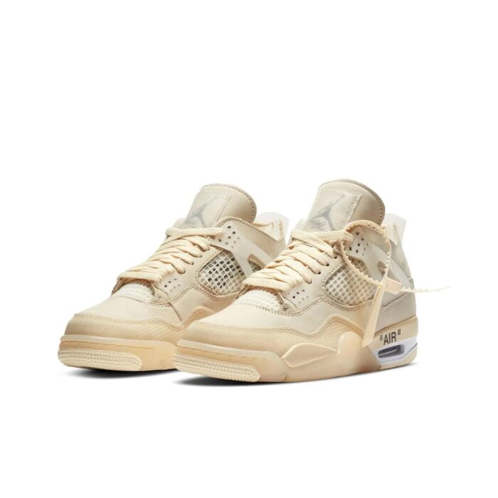 NIKE AIR JORDAN 4 X OFF WHITE SAIL CV9388 100 - Image 2