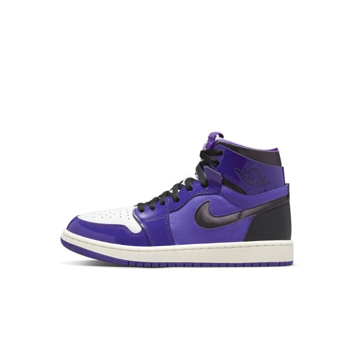 NIKE AIR JORDAN 1 HIGH ZOOM AIR CMFT PURPLE PATENT CT0979 505 - Image 2