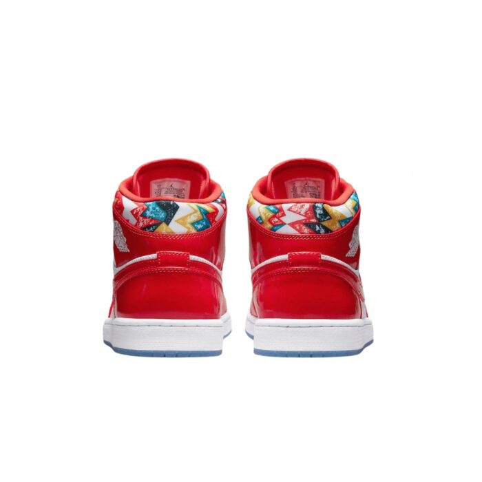 NIKE AIR JORDAN 1 MID SE BARCELONA SWEATER DC7294 600 - Image 2