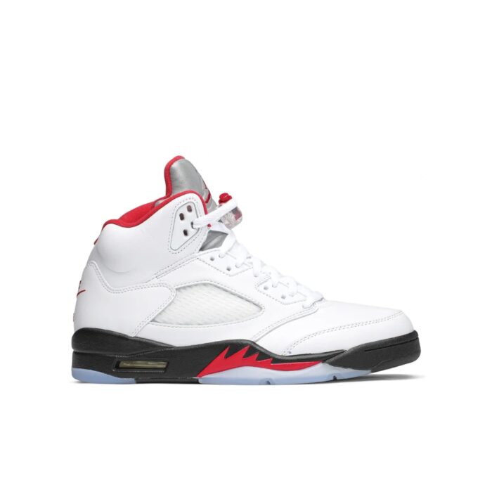 NIKE AIR JORDAN 5 RETRO FIRE RED SILVER TONGUE DA1911 102 - Image 3