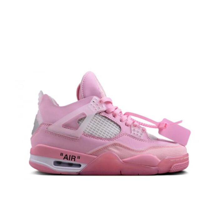 NIKE AIR JORDAN 4 X OFF WHITE SAIL PINK  - Image 3