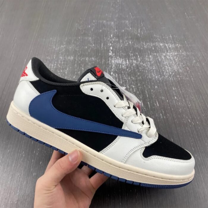 NIKE AIR JORDAN 1 LOW X TRAVIS SCOTT LIGHT NAVY - Image 2