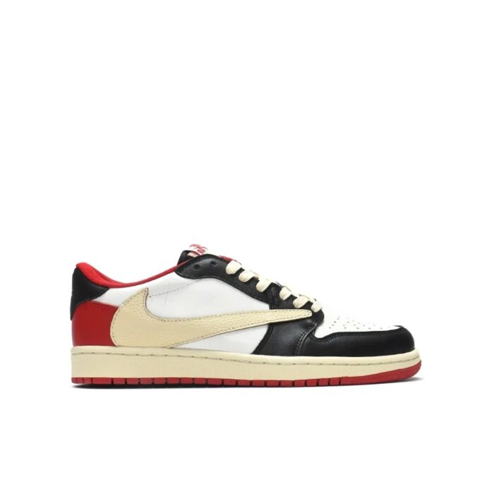 NIKE AIR JORDAN 1 LOW  X TRAVIS SCOTT BLACK RED DM7866 166 - Image 3