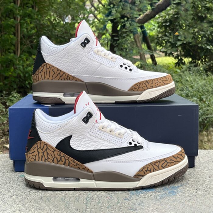 NIKE AIR JORDAN 3 X TRAVIS SCOTT PALOMINO CT8532 120 - Image 3
