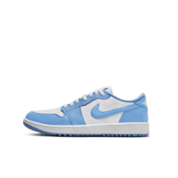 NIKE AIR JORDAN 1 LOW G WHITE AND UNIVERSITY BLUE DD9315 100 - Image 3