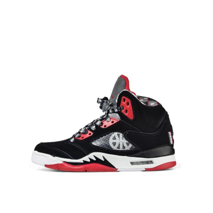 NIKE AIR JORDAN 5 RETRO QUAI 54 BLACK RED DJ7903 1125890 - Image 3