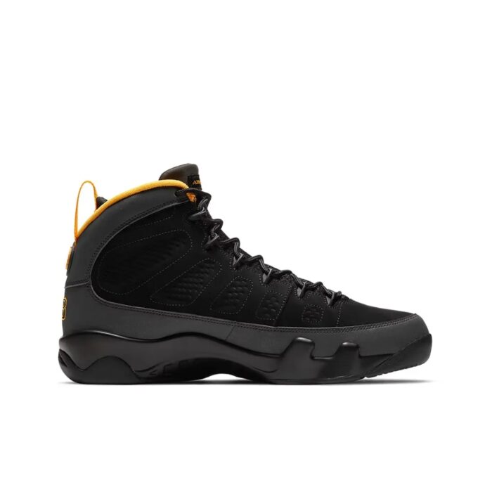 NIKE AIR JORDAN 9 RETRO GS DARK CHARCOAL UNIVERSITY GOLD 302359 070 - Image 3