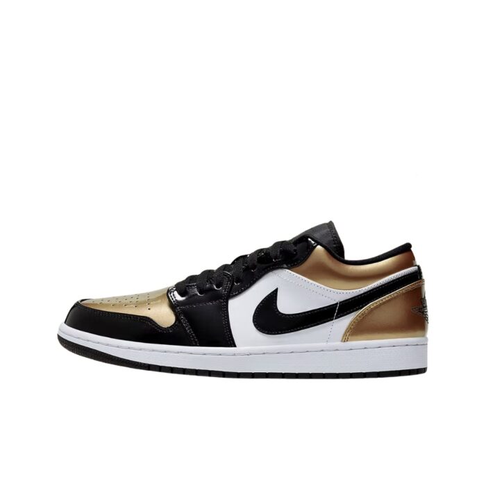 NIKE AIR JORDAN 1 LOW GOLD TOE CQ9447 700 - Image 3