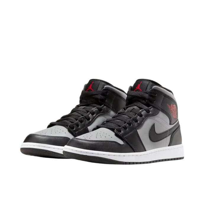 NIKE AIR JORDAN 1 MID SHADOW RED 554724 096 - Image 4