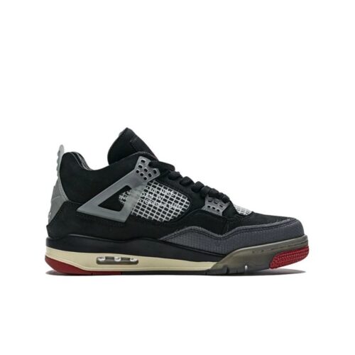 NIKE AIR JORDAN 4 RETRO X OFF WHITE BRED CV9388 001 - Image 3