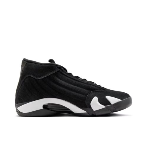 NIKE AIR JORDAN 14 RETRO BLACK WHITE 487471 016 - Image 3