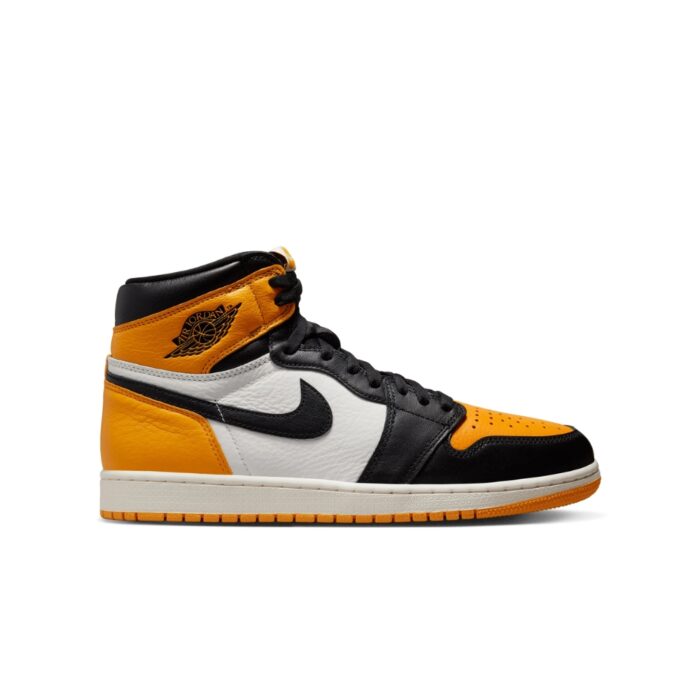 NIKE AIR JORDAN 1 RETRO HIGH OG TAXI YELLOW TOE 555088 711 - Image 2
