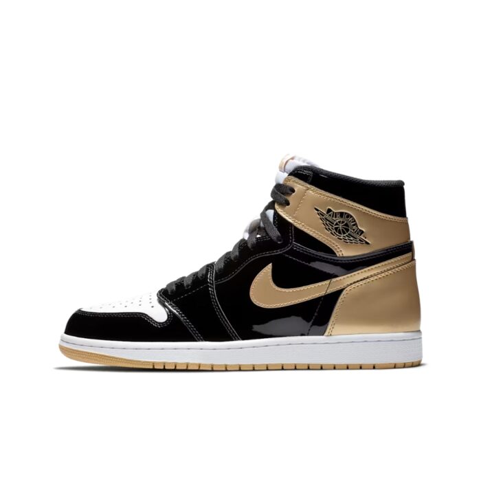 NIKE AIR JORDAN 1 BLACK GOLD - Image 2