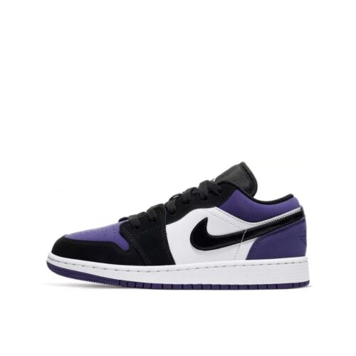 NIKE AIR JORDAN 1 LOW COURT PURPLE GS 553560 125 - Image 3