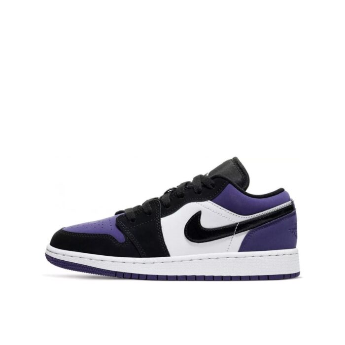 NIKE AIR JORDAN 1 LOW COURT PURPLE GS 553560 125 - Image 3
