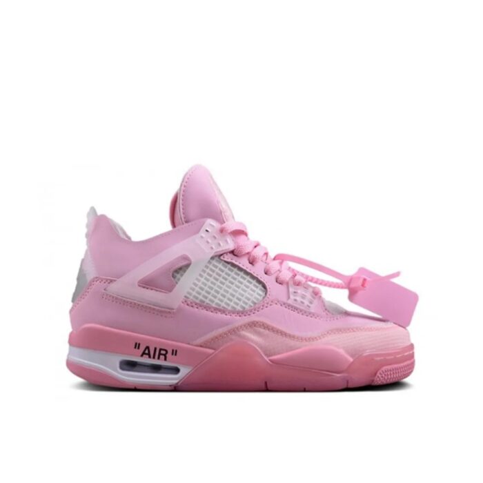 NIKE AIR JORDAN 4 X OFF WHITE PINK - Image 2