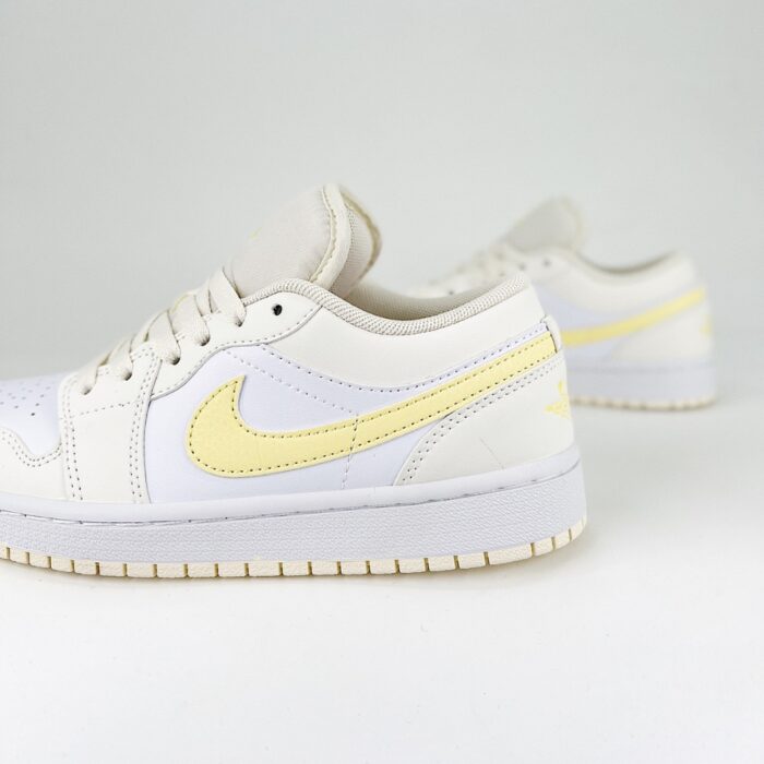 NIKE AIR JORDAN 1 LOW GS ZESTY LEMON WHITE FV8486 181 - Image 4