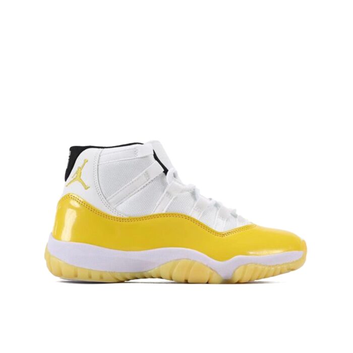 NIKE AIR JORDAN 11 WHITE YELLOW - Image 2