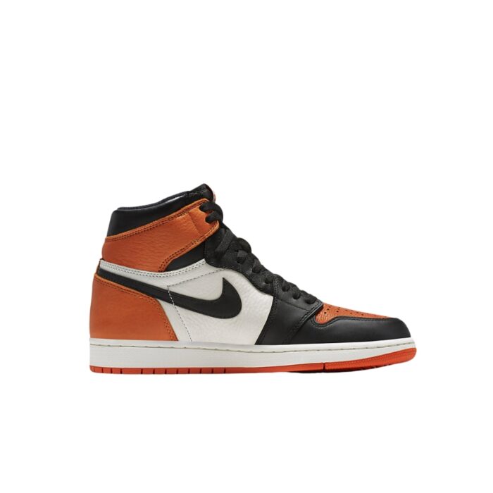 NIKE AIR JORDAN 1 HIGH OG SHATTERED BACKBOARD STARFISH SAIL BLACK DZ5485 008 - Image 2