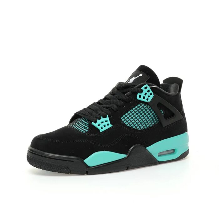 NIKE AIR JORDAN 4 RETRO TIFFANY CUSTOM BLUE THUNDER - Image 4
