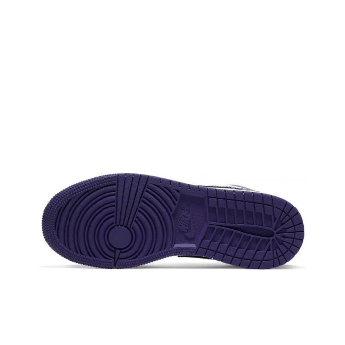 NIKE AIR JORDAN 1 LOW COURT PURPLE GS 553560 125 - Image 6