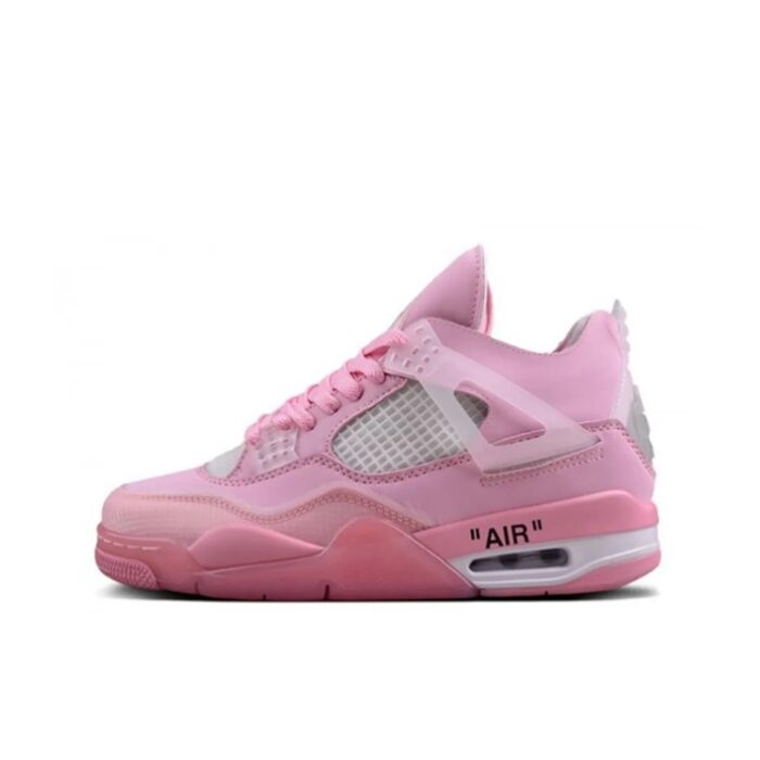 NIKE AIR JORDAN 4 X OFF WHITE PINK - Image 3