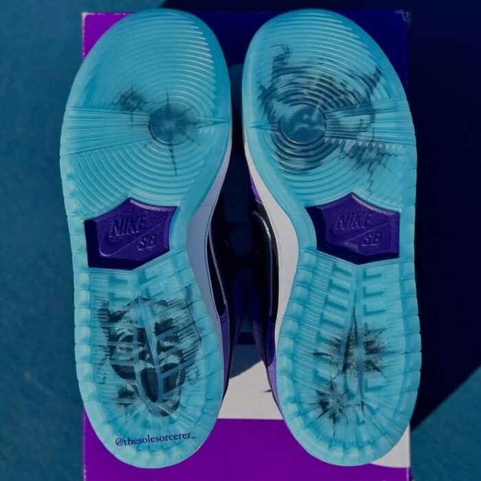 NIKE SB DUNK LOW X HAYLEY WILSON PURPLE BLACK HJ0513 500 - Image 6