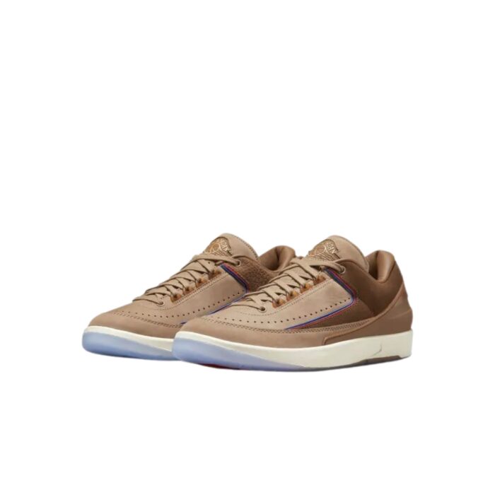 NIKE TWO 18 X AIR JORDAN 2 RETRO LOW ROCKY TAN DV7129 222 - Image 4