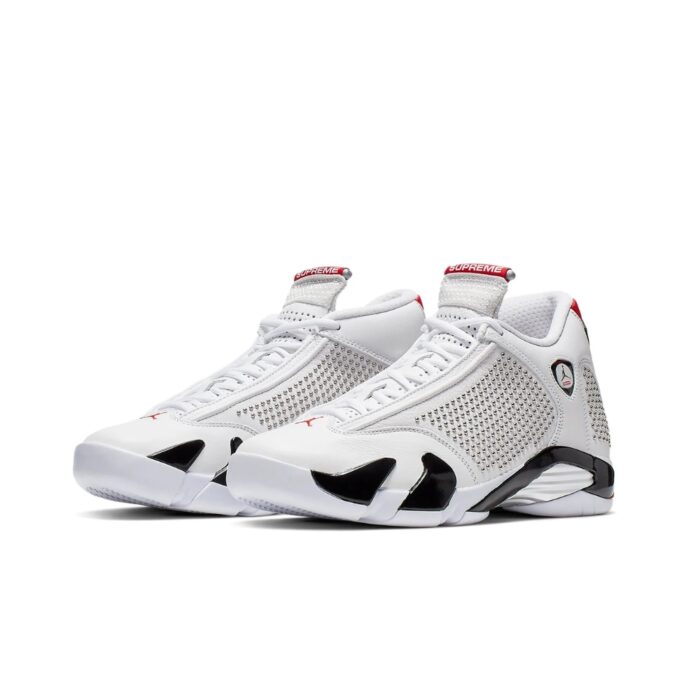 NIKE AIR JORDAN 14 RETRO X SUPREME WHITE BV7630 106 - Image 3