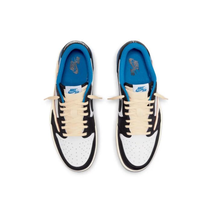 NIKE AIR JORDAN 1 RETRO LOW  X TRAVIS SCOTT X FRAGMENT ROYAL BLUE DM7866 140 - Image 5
