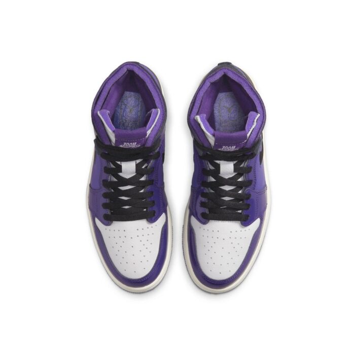 NIKE AIR JORDAN 1 HIGH ZOOM AIR CMFT PURPLE PATENT CT0979 505 - Image 4