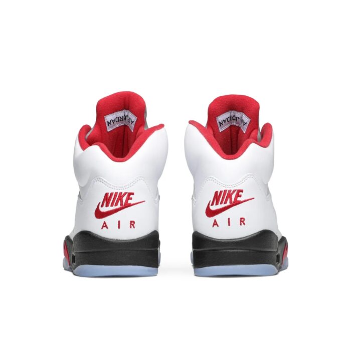 NIKE AIR JORDAN 5 RETRO FIRE RED SILVER TONGUE DA1911 102 - Image 5