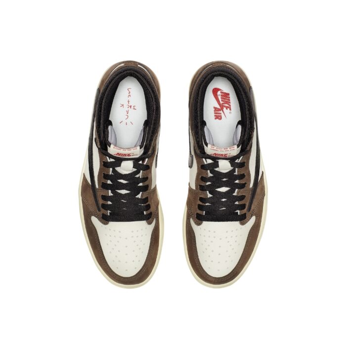 NIKE AIR JORDAN 1 RETRO HIGH OG X TRAVIS SCOTT MOCHA CD4487 100 - Image 5