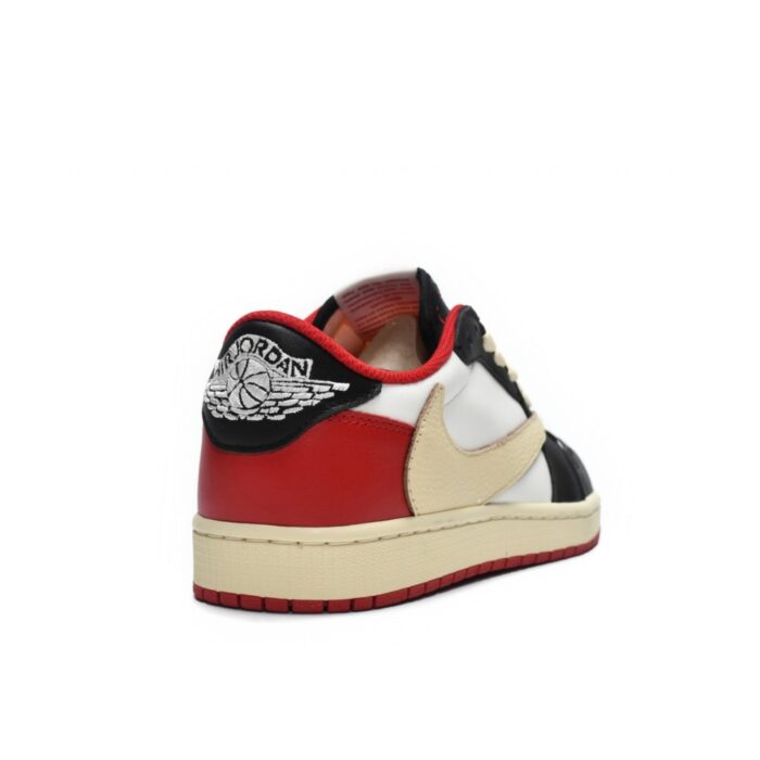 NIKE AIR JORDAN 1 LOW  X TRAVIS SCOTT BLACK RED DM7866 166 - Image 4