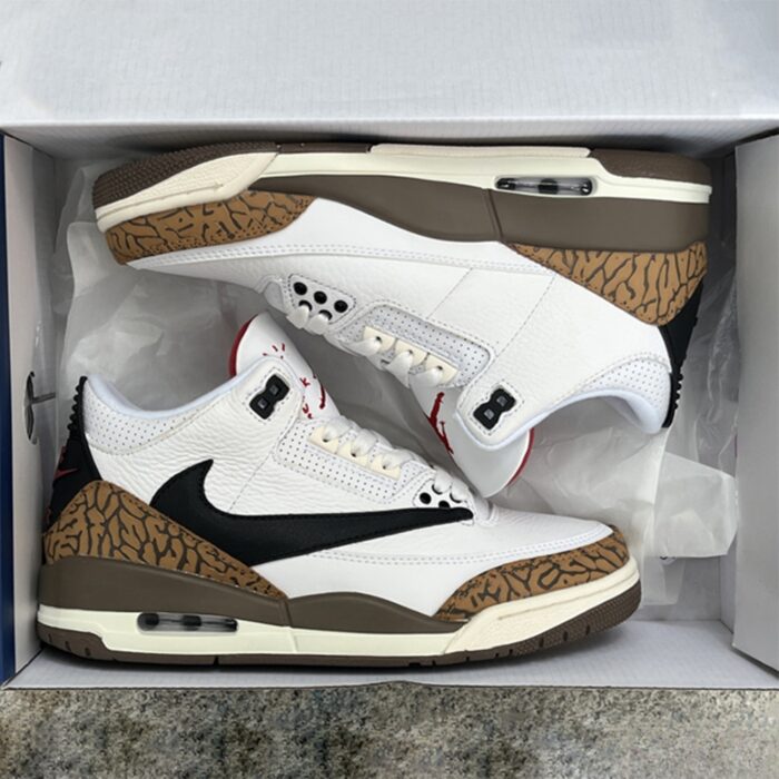 NIKE AIR JORDAN 3 X TRAVIS SCOTT PALOMINO CT8532 120 - Image 4