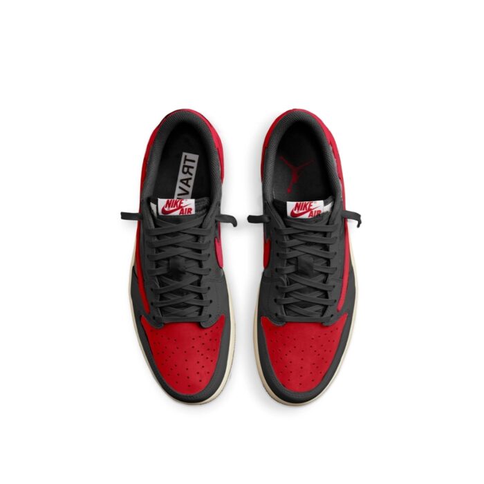 NIKE AIR JORDAN 1 LOW X TRAVIS SCOTT BRED - Image 5
