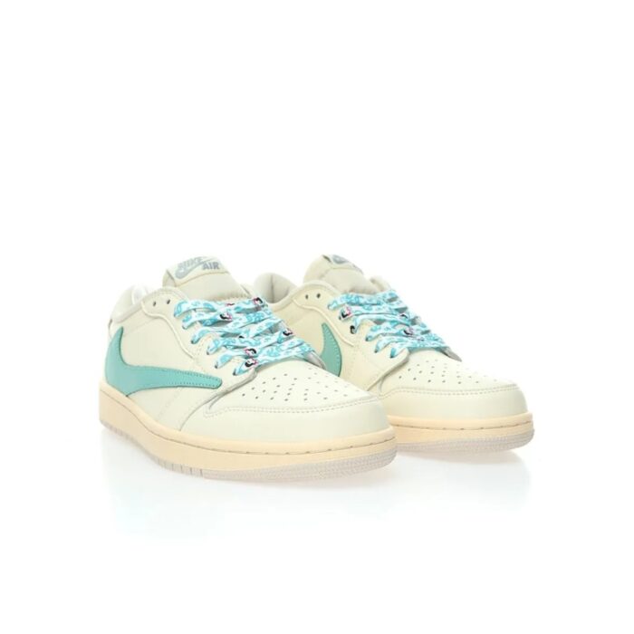 NIKE AIR JORDAN 1 LOW X TRAVIS SCOTT TIFFANY CREAM - Image 3