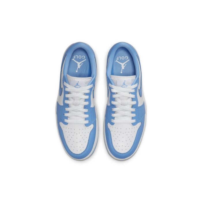 NIKE AIR JORDAN 1 LOW G WHITE AND UNIVERSITY BLUE DD9315 100 - Image 5