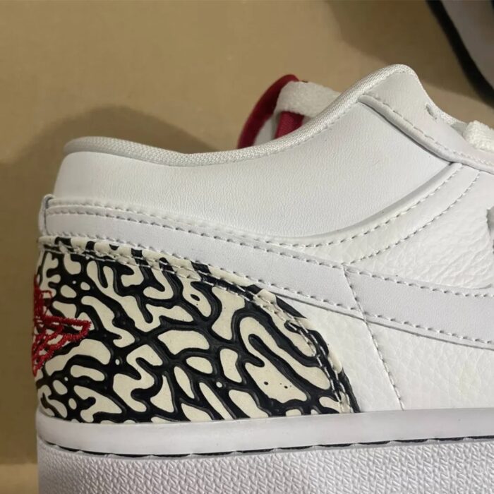 NIKE AIR JORDAN 1 PHAT LOW CEMENT 350571 161 - Image 5