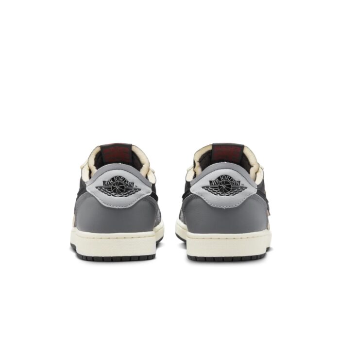 NIKE AIR JORDAN 1 LOW BLACK AND SMOKE GREY DV0982 006 - Image 5