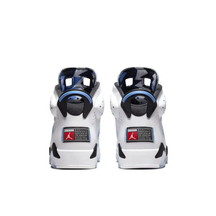 NIKE JORDAN 6 RETRO UNIVERSITY BLUE CT8529 410 - Image 5