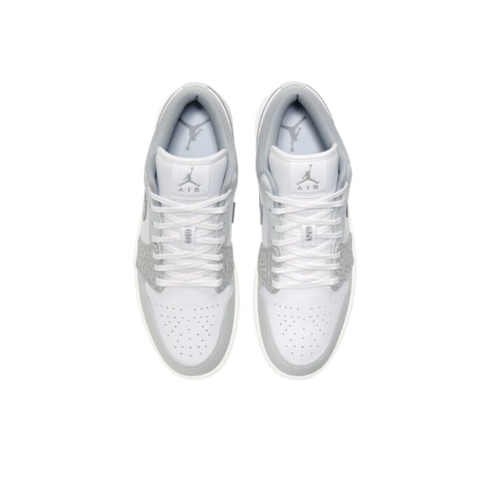 NIKE AIR JORDAN 1 LOW ELEPHANT PRINT DH4269 100 - Image 4
