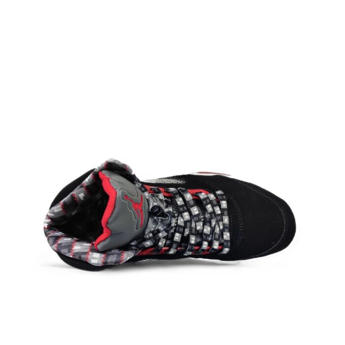 NIKE AIR JORDAN 5 RETRO QUAI 54 BLACK RED DJ7903 1125890 - Image 5