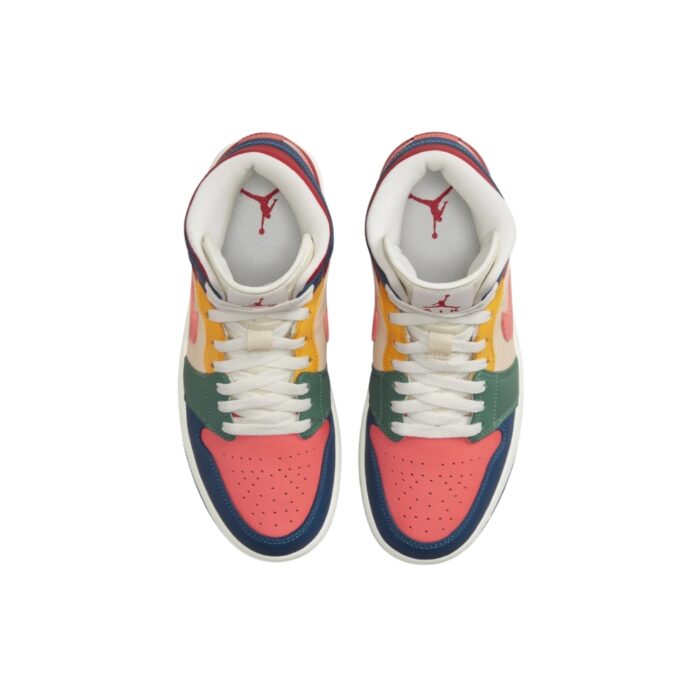 NIKE AIR JORDAN 1 MID SE MULTI COLOR DN3738 400 - Image 5