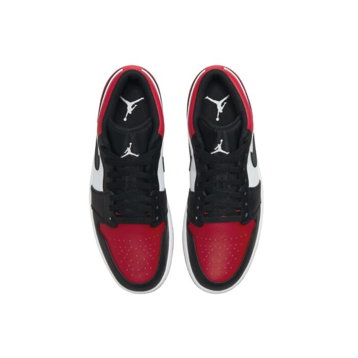 NIKE AIR JORDAN 1 LOW BRED TOE 553558 612 - Image 5